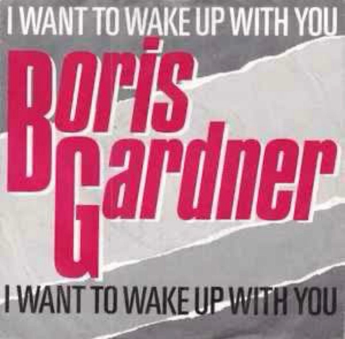 Boris Gardner – I Want To Wake Up With You / Single NM /26-6, Tickets en Kaartjes, Eén persoon