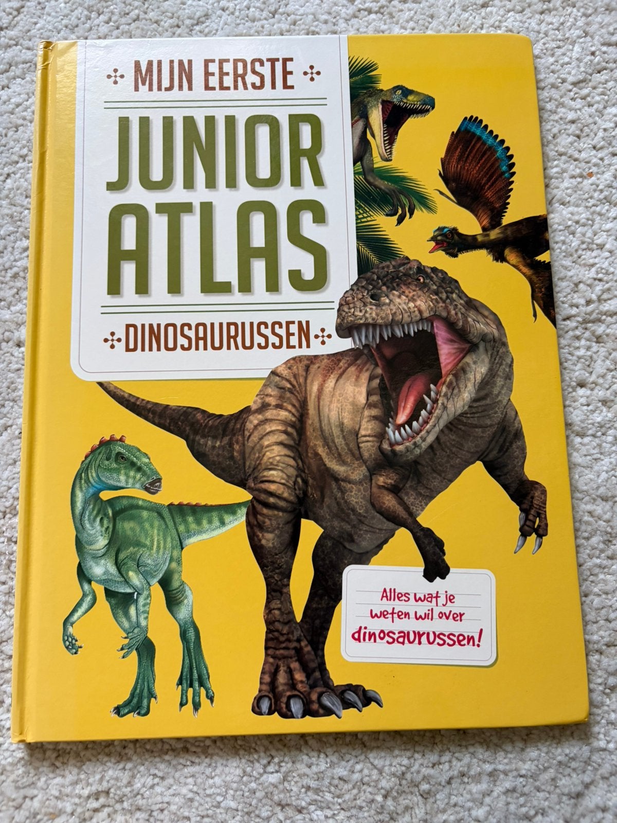 Mijn eerste Junior Atlas dinosaurussen, Ophalen of Verzenden, Gelezen, Dieren, Los deel