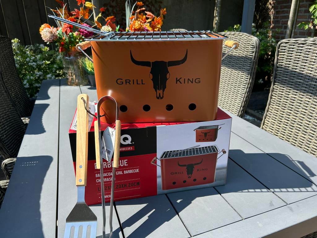 Grill King BBQ met toebehoren - Nieuw in doos, Tuin en Terras, Ophalen, Nieuw