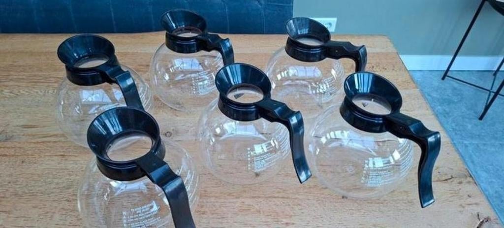 Glazen koffiekan / koffiepot, Witgoed en Apparatuur, Koffiezetapparaten, 10 kopjes of meer, Ophalen, Zo goed als nieuw, Koffiemachine