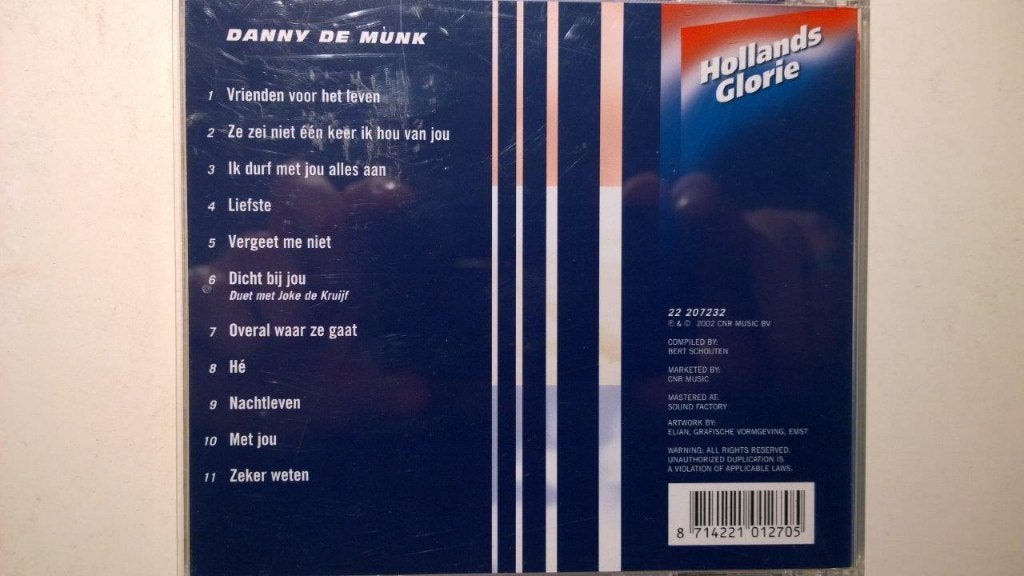 Danny de Munk - Danny de Munk (Hollands Glorie), Ophalen of Verzenden, Zo goed als nieuw, Levenslied of Smartlap, Album