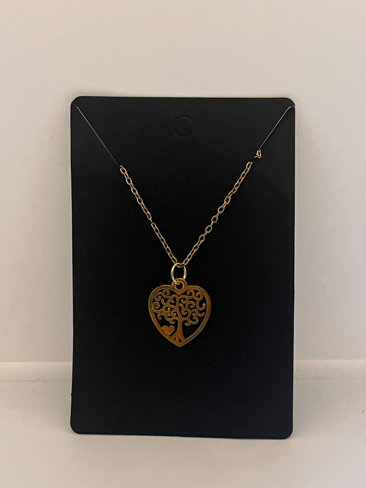 Gouden ketting met levensboom hanger - Nieuw, Verzenden, Nieuw, Goud, Overige materialen