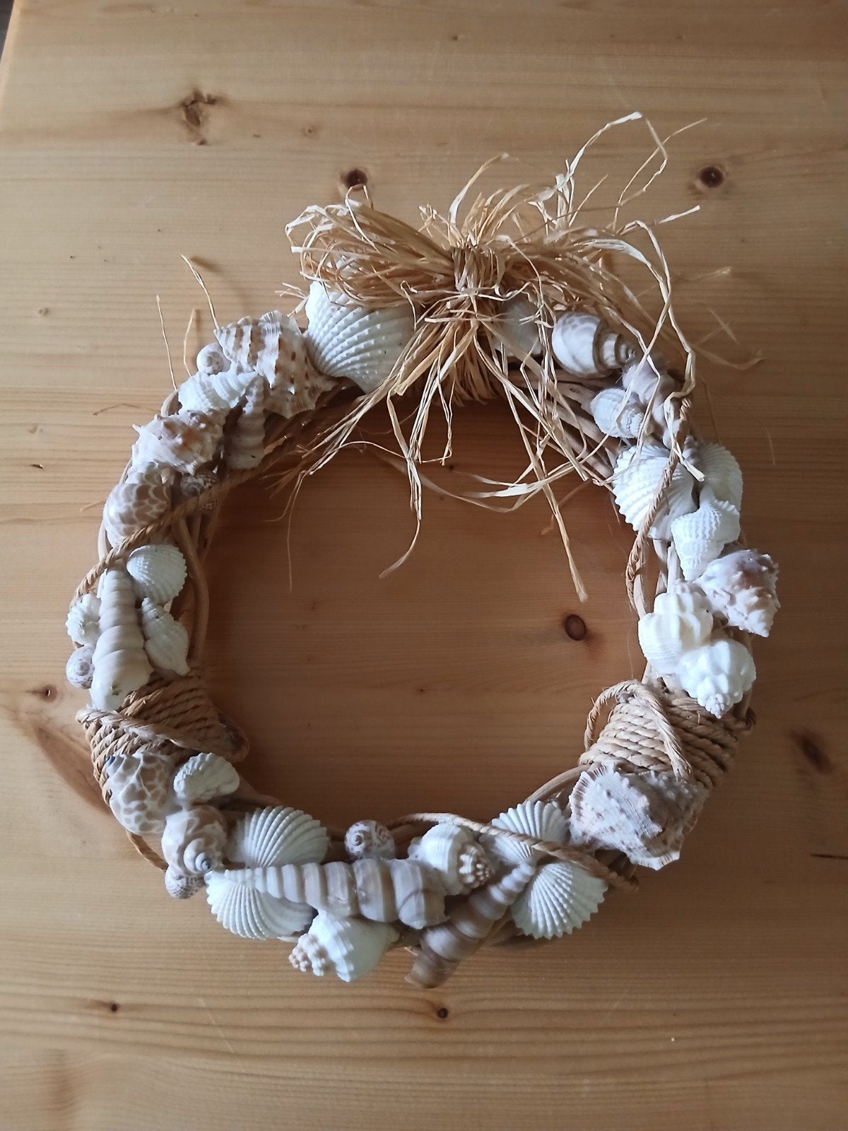 Schelpenkransje, Huis en Inrichting, Woonaccessoires | Kransen, Ophalen, Gebruikt