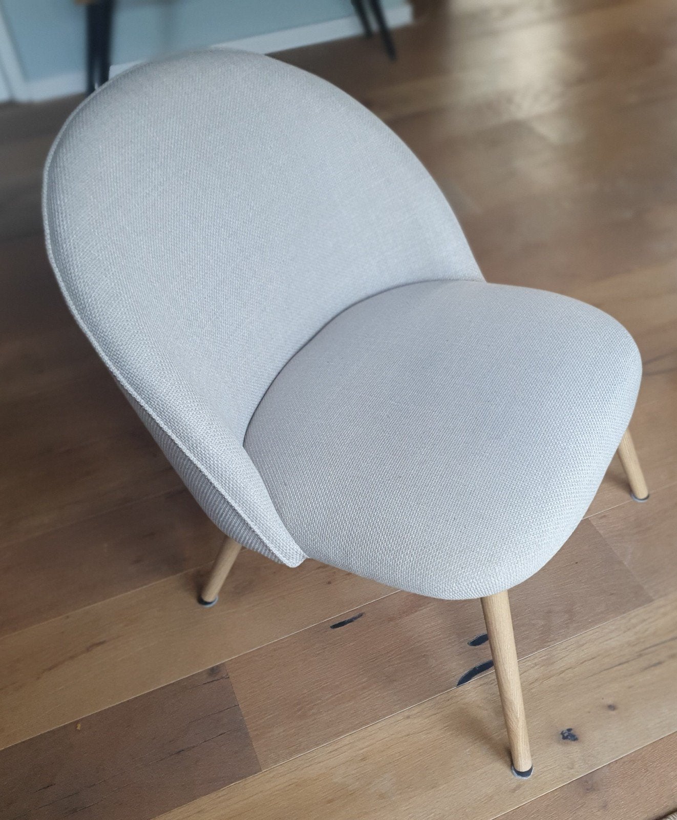 Beige lage Thorup fauteuil zgan, Ophalen, Hout, Overige kleuren, Zo goed als nieuw