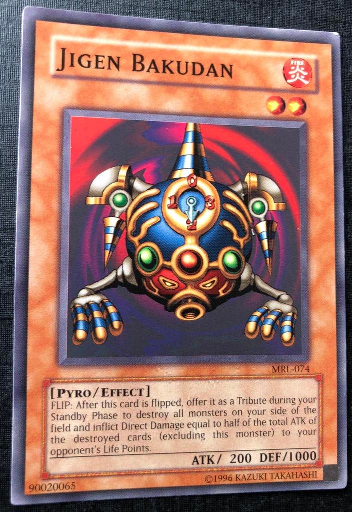Yu-Gi-Oh! Jigen Bakudan MRL Old US Magic Ruler Print !, Ophalen of Verzenden, Gebruikt, Losse kaart