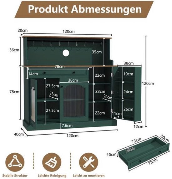 3-laagse keukenkast – voorraadkast – opbergkast, Corvance B.V., Verzenden, Nieuw, Corvancebol@gmail.com