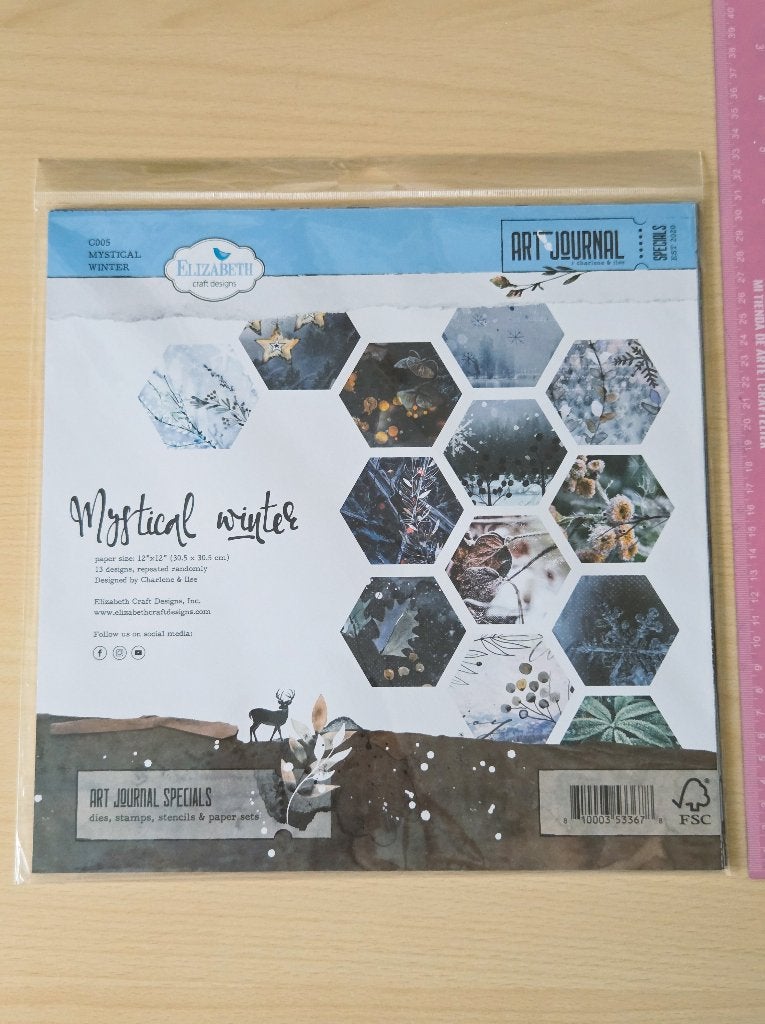 Elizabeth Craft Designs Mystical Winter paper pad, Hobby en Vrije tijd, Ophalen of Verzenden, Nieuw, Papier of Karton, Overige merken
