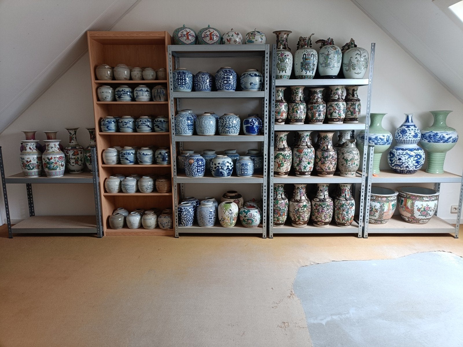 Grote collectie antieke Chinese vazen en potten, Ophalen of Verzenden