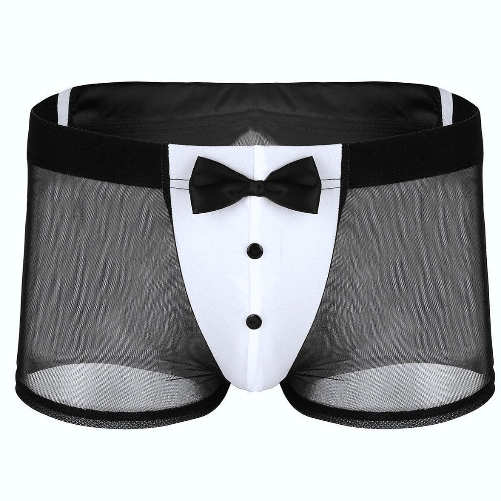 Zwarte doorzichtige heren boxer, Verzenden, Meerkleurig, Boxer