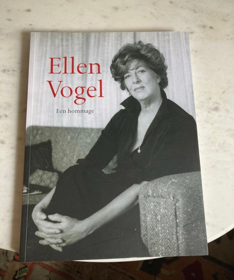 Boek over actrice Ellen Vogel, Ophalen, Zo goed als nieuw