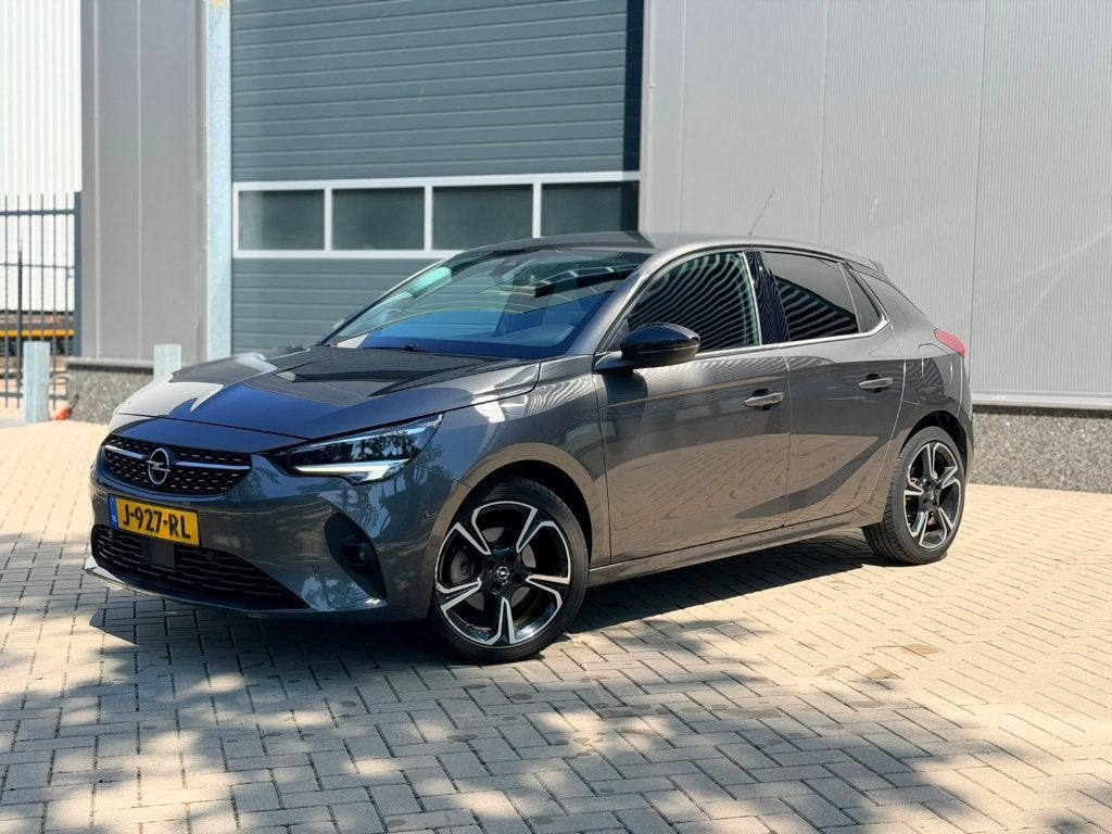 Opel Corsa 1.2 GS Line 2020 Grijs | LED | Virtual Dash | Nav, Auto's, Opel, Voorwielaandrijving, Stof, Zwart, 100 pk