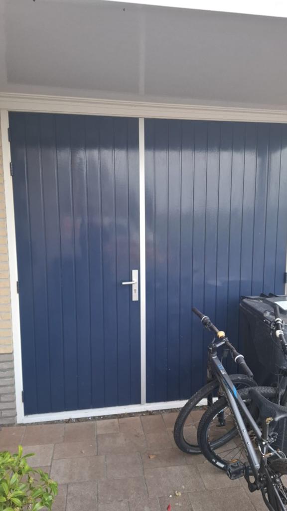 Garagedeur, Doe-het-zelf en Verbouw, Ophalen, Hout, 225 cm of meer