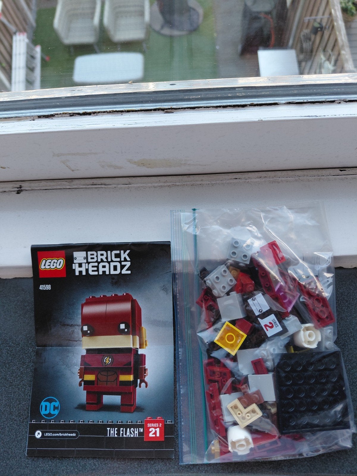 LEGO BrickHeadz 41598 The Flash - DC Comics, BrickHeadz, Lego, Inclusief instructies, Ophalen of Verzenden