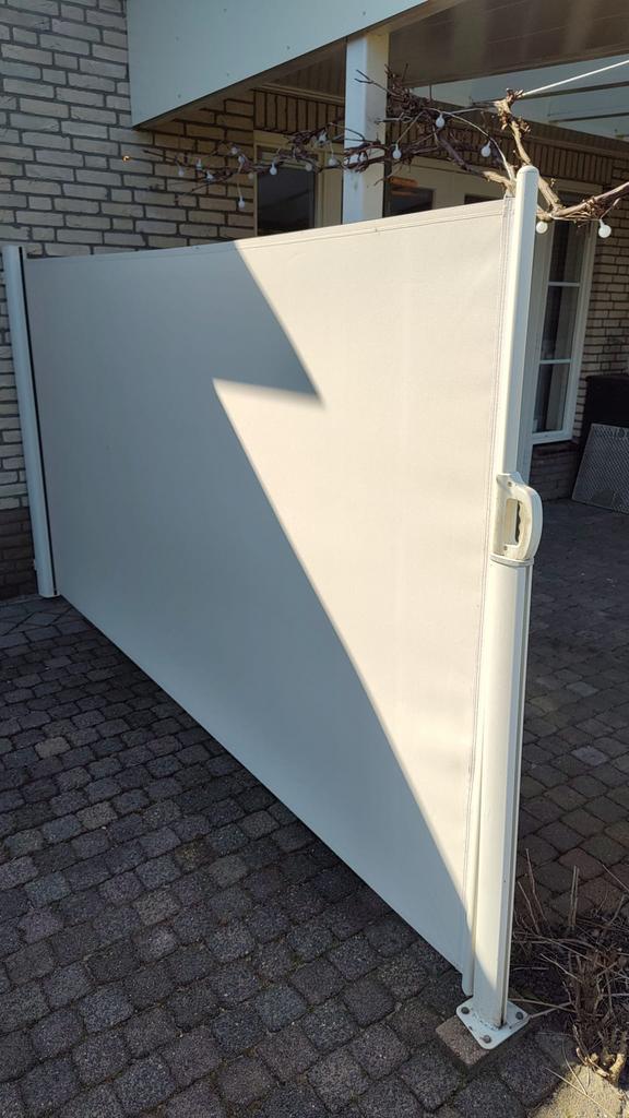 Windscherm beige, Ophalen, Overige materialen, Zo goed als nieuw, 200 cm of meer