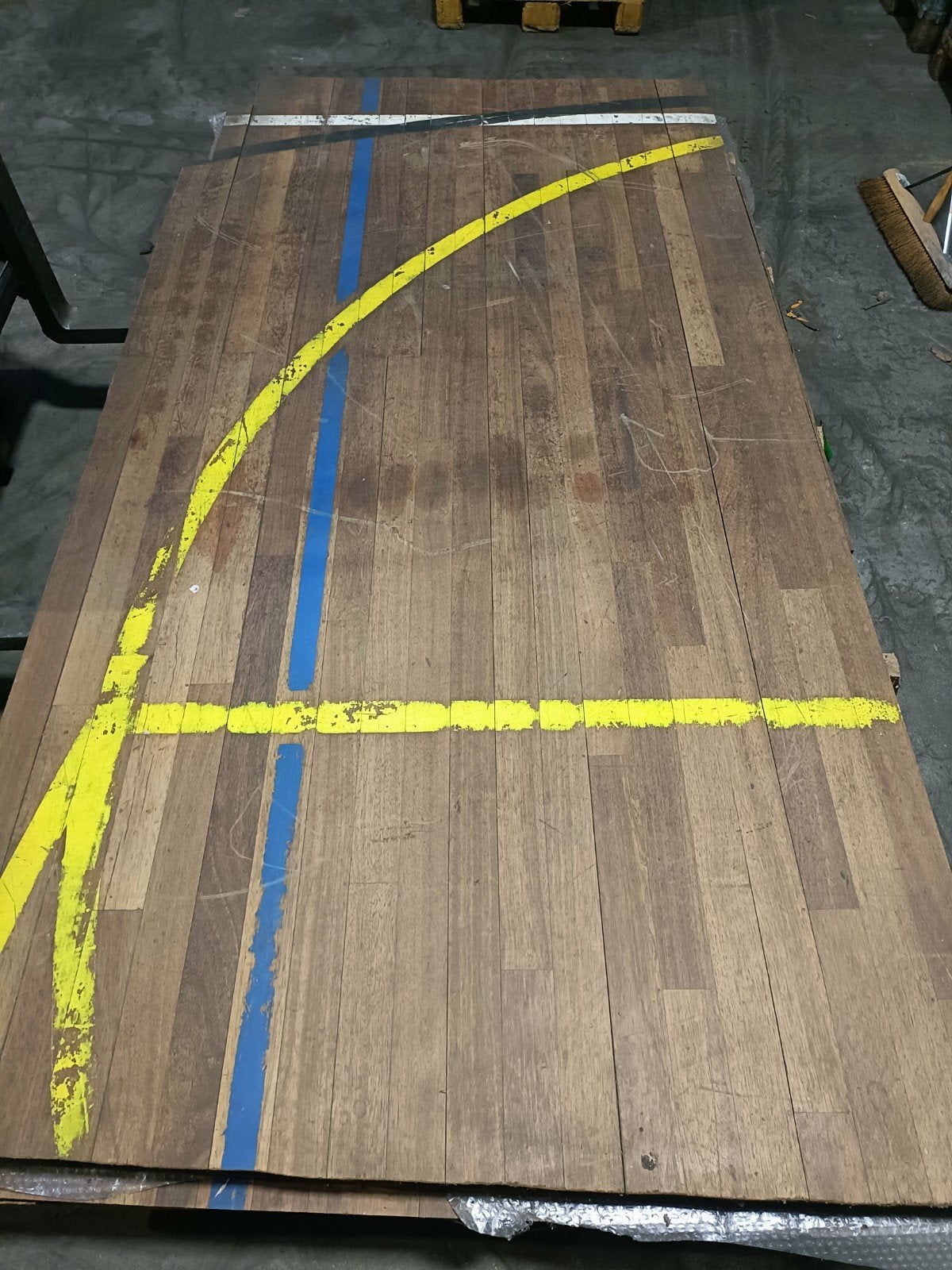 oude gym zaal vloer delen, Ophalen, Gebruikt, Minder dan 25 mm, Plank