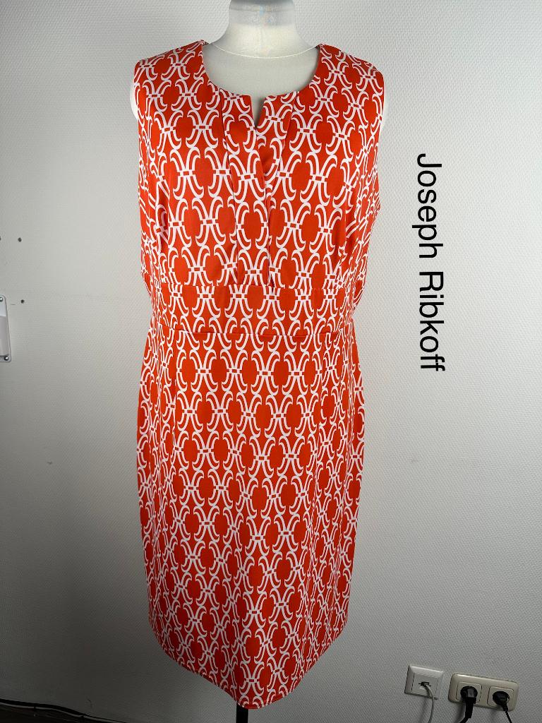 Joseph Ribkoff Jurk  (mt: 48) JL/55, Joseph Ribkoff, Joseph Ribkoff, Zwart, Maat 46/48 (XL) of groter