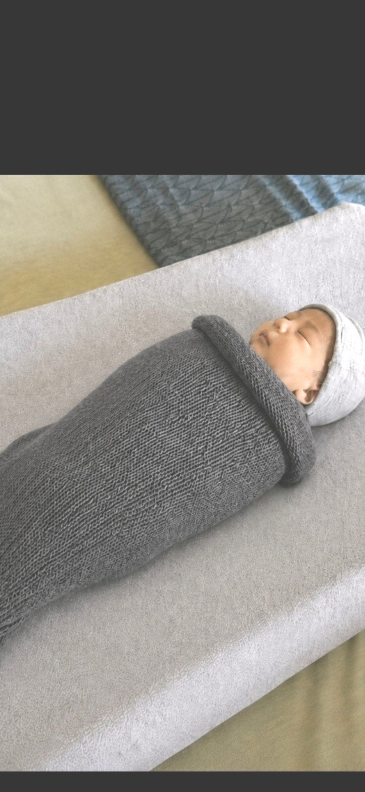 Nieuwe handgebreide babycocoon van 100% merinowol, Verzenden, Ademend, Overige typen, Nieuw