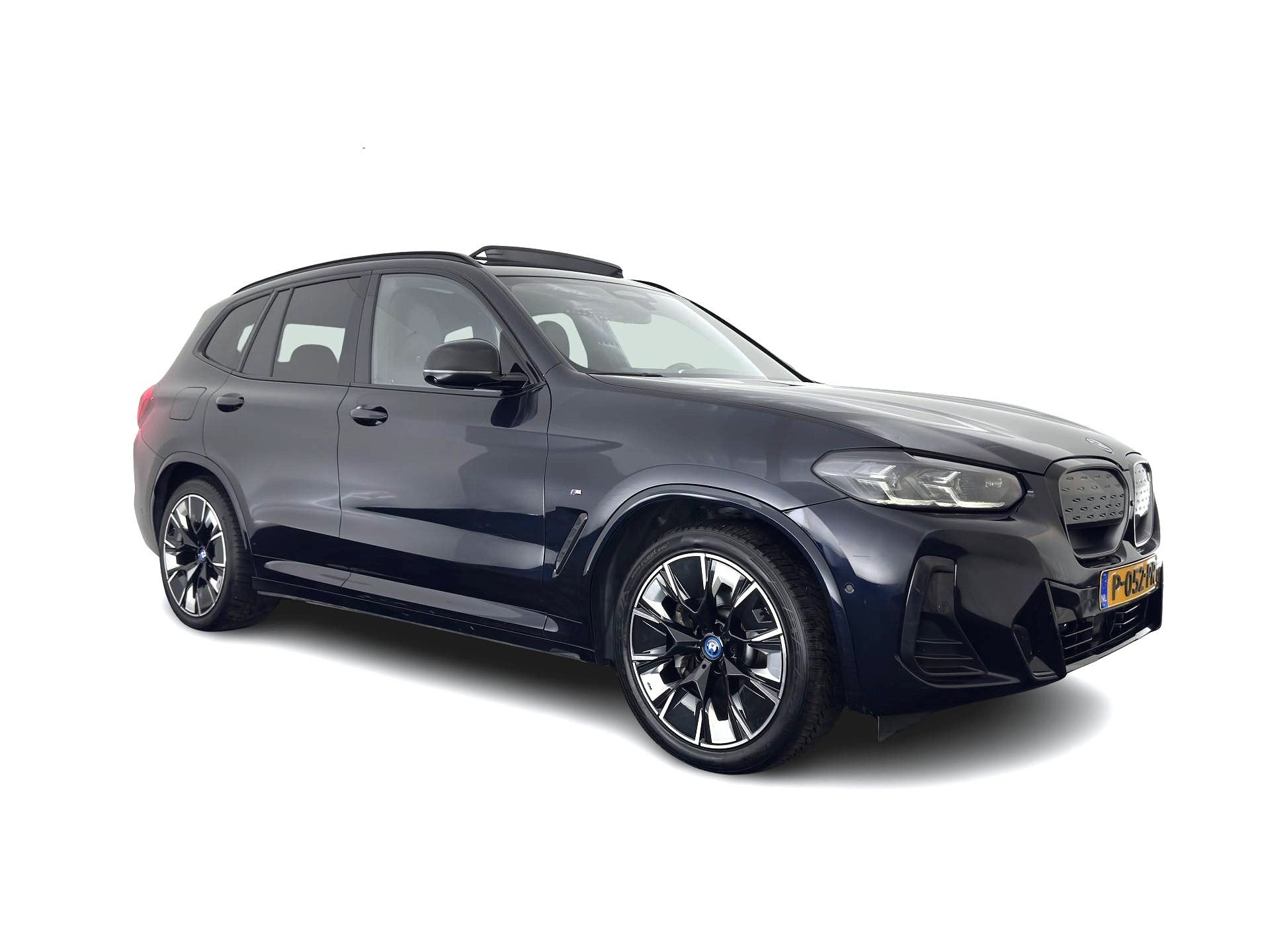 BMW iX3 High Executive 80 kWh [3-Fase-11kW] {Soh-100%} (INCL, Automaat, Achterwielaandrijving, Gebruikt, Zwart