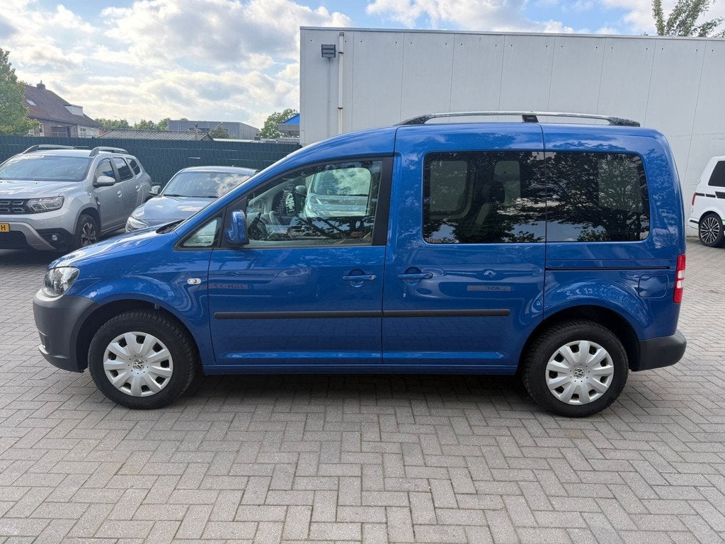 Volkswagen Caddy Rolstoelauto 3+1 - XXL Bodemverlaging - 1 E, Auto's, Gebruikt, Overige modellen, Met garantie (alle), Bedrijf
