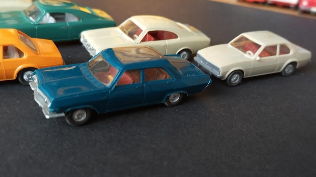 Opel Monza Kadett Commodore Admiral 7x 1:87 Wiking Pol, Wiking, Auto, Verzenden, Wiking