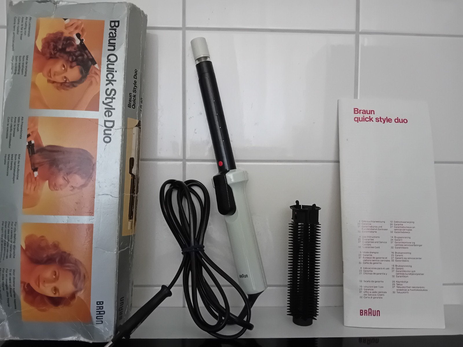 Braun  Krultang met de Krulborstel., Ophalen, Zo goed als nieuw, Krultang of Stijltang