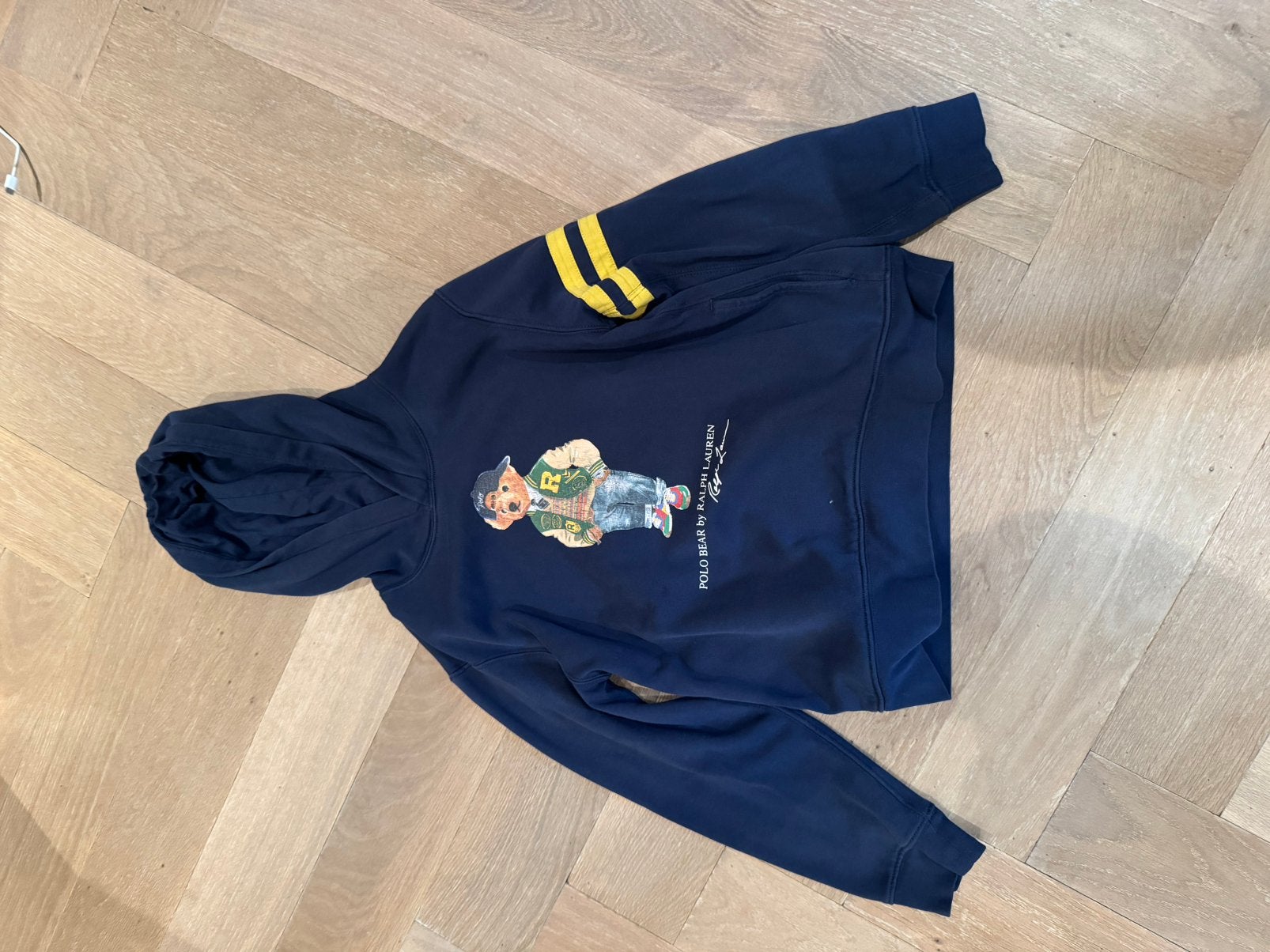 Polo ralph lauren bear trui, Ophalen of Verzenden, Zo goed als nieuw, Overige maten, Blauw