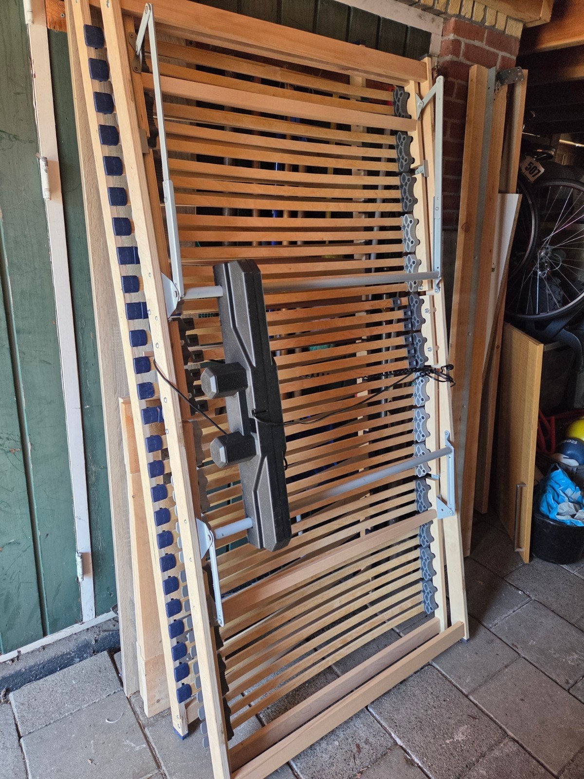 seniorenbed elektrisch 100x200cm, Ophalen, 100 cm, Eenpersoons, Zo goed als nieuw