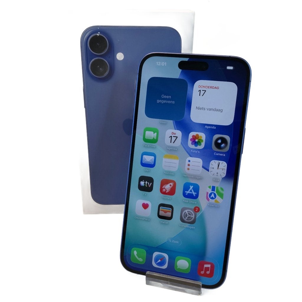 Apple iPhone 16 Plus 128GB Ultra Marine | 100% |ZGAN, Apple, Zo goed als nieuw, Support@apple.com, One Apple Park Way
Cupertino, CA 95014
United States