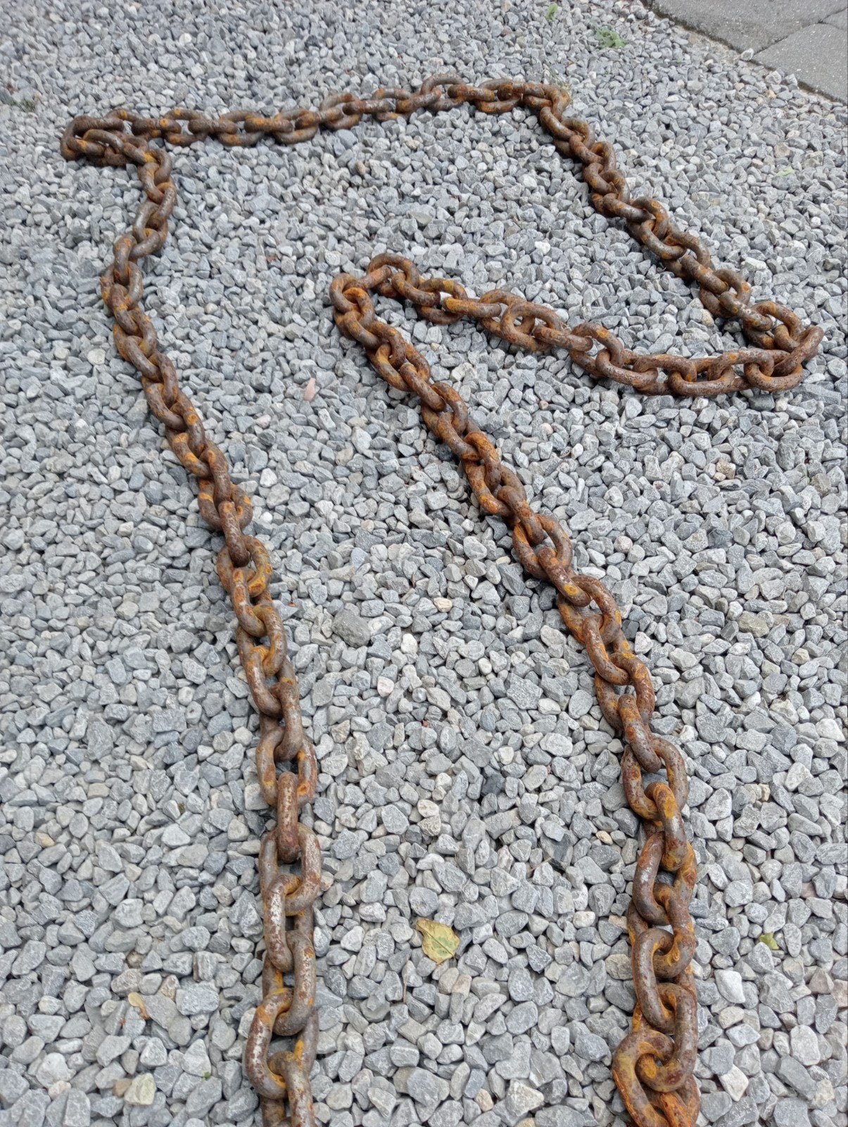 Robuuste ketting met haken 4.20m lang - Gebruikt, Ophalen of Verzenden, Gebruikt
