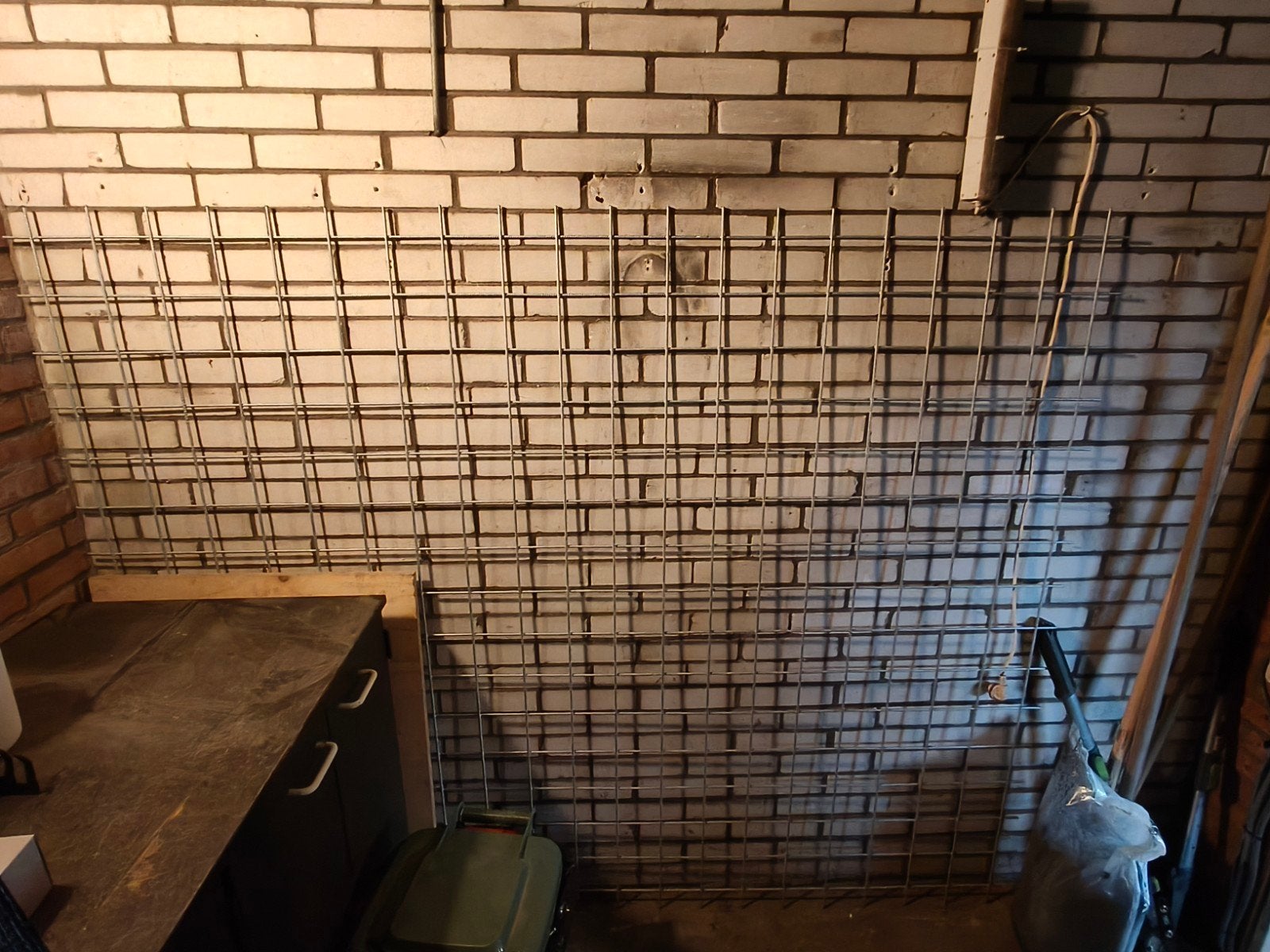Stevig gaashekwerk/ bouwstaalmat - 200x161 cm, Ophalen, Gebruikt, Minder dan 10 meter, Gaas