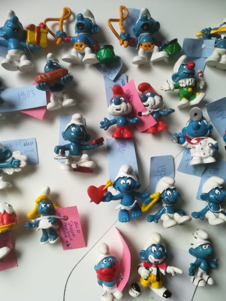 Smurfen ( zie foto's) nieuw/zgan/gebruikt, Ophalen of Verzenden, Zo goed als nieuw, Verschillende Smurfen, Poppetje, Figuurtje of Knuffel