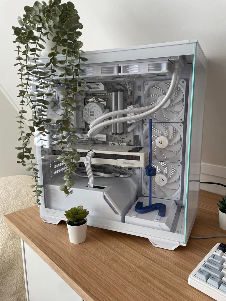 All-white gaming pc DDR5, 32 GB, Ophalen of Verzenden, Zo goed als nieuw, Gaming