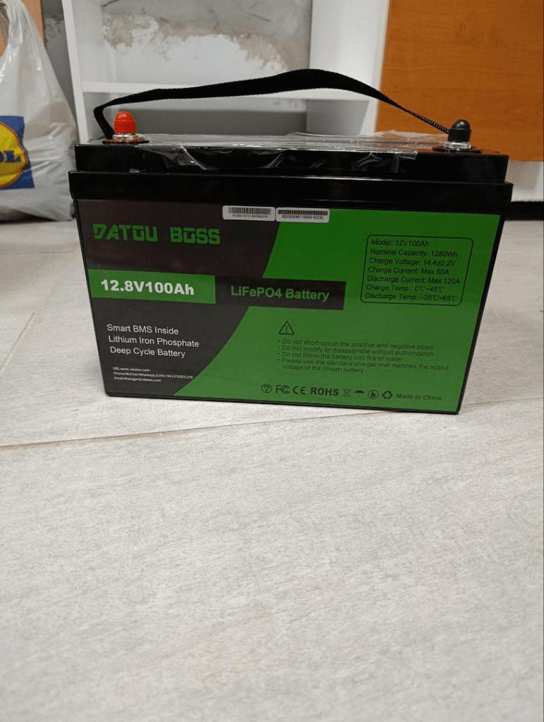 12V 100Ah LiFePO4 lithium accu – 1280Wh – met BMS l Nieuw, Ophalen of Verzenden, Nieuw