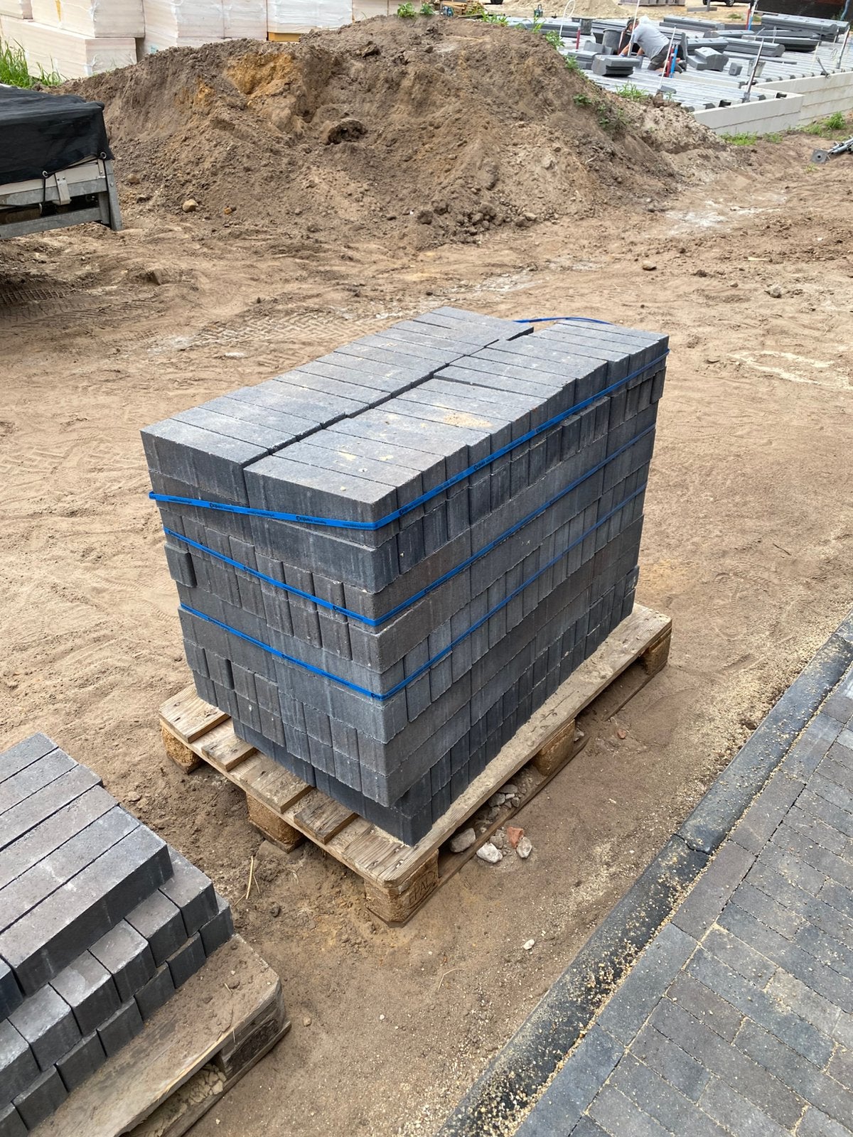 Te Koop: Pallet nieuwe stenen, Tuin en Terras, Tegels en Klinkers, Ophalen, Overige typen, Nieuw, 5 tot 10 m²