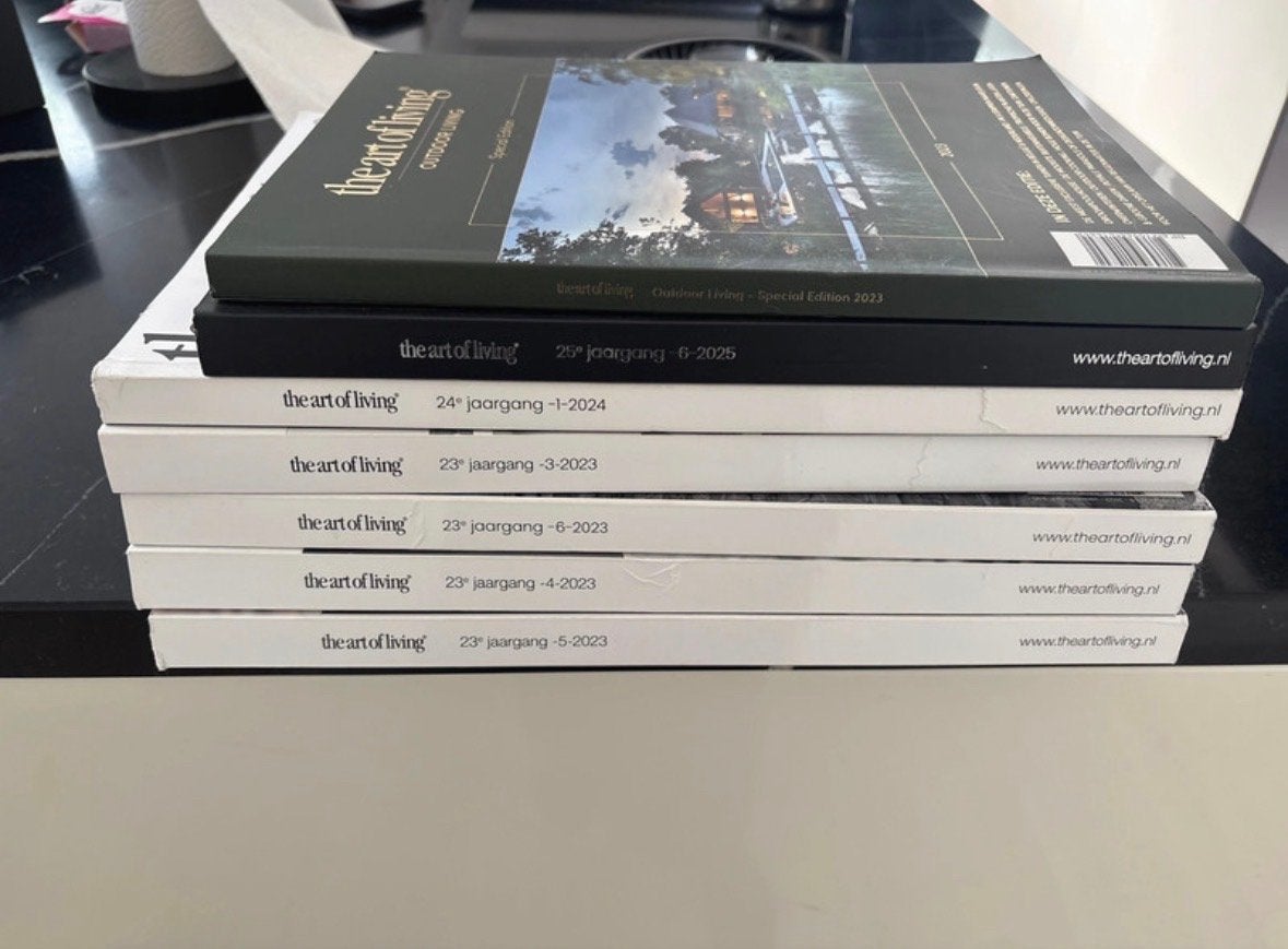The Art of Living magazines - Wonen, interieur en architectu, Boeken, Ophalen, Zo goed als nieuw, Overige typen