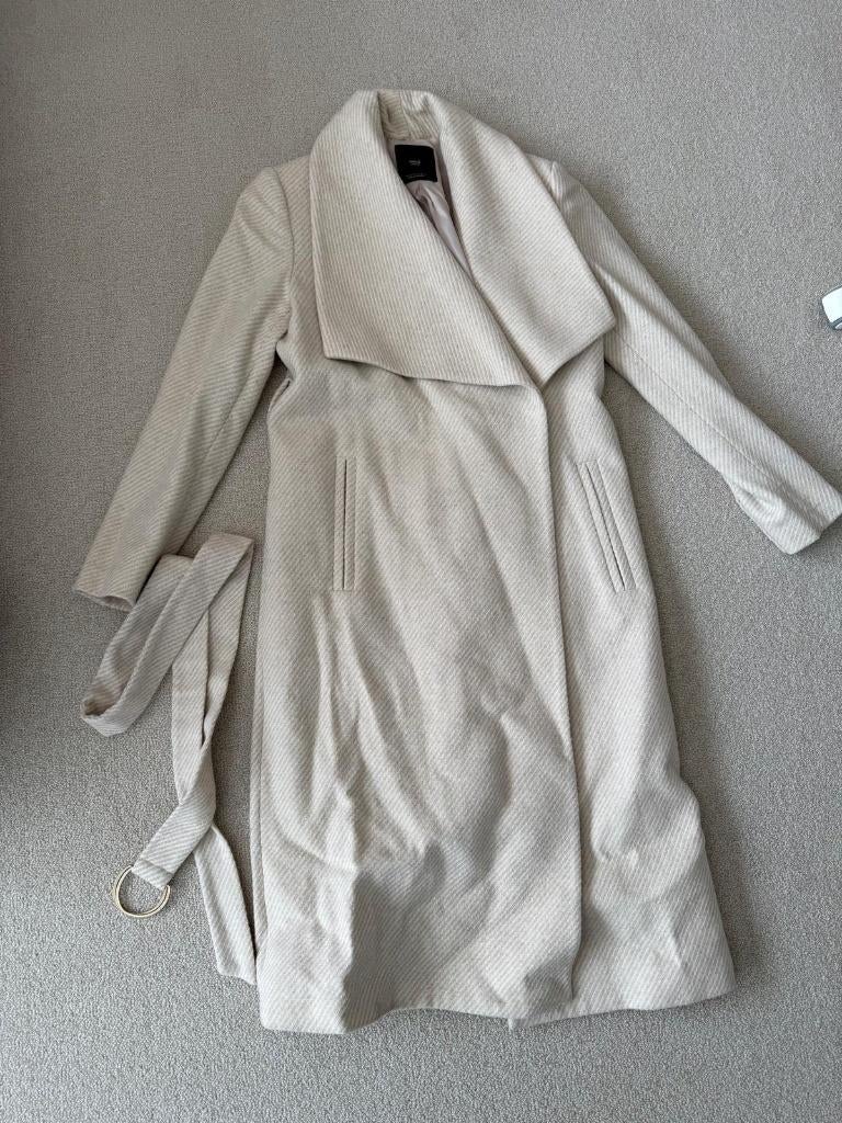 Dames wollen winterjas - Size 38/40-M- Mango - Pick up ONLY, Mango, Beige, Zo goed als nieuw, Ophalen