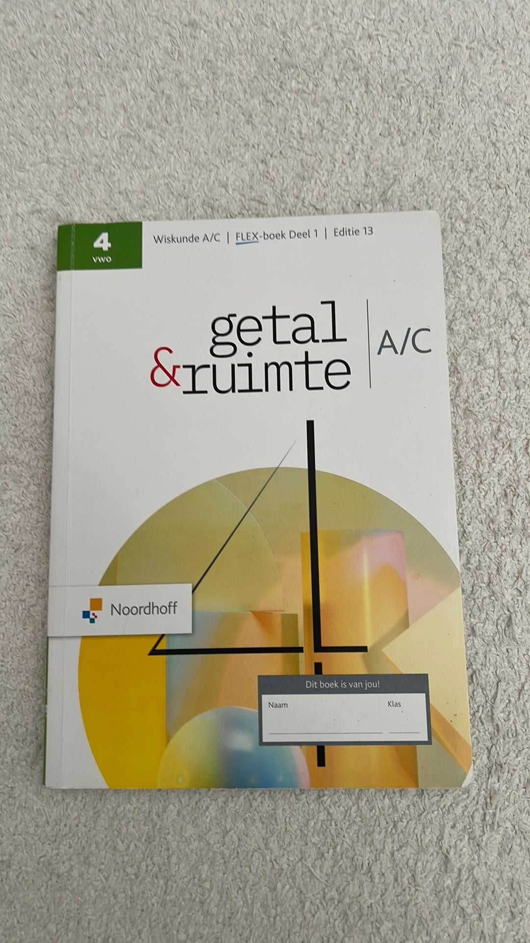 Wiskunde A/C 4 VWO Deel 1 Editie 13, Boeken, Ophalen of Verzenden, Zo goed als nieuw, Overige niveaus