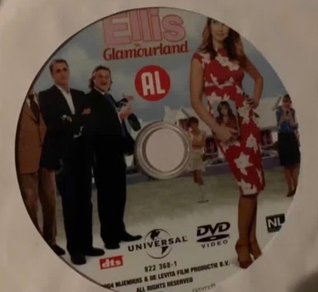 DVD Ellis in Glamourland Linda de Mol, Joan Collins, Tates, Alle leeftijden, Ophalen of Verzenden, Zo goed als nieuw, Actie en Avontuur