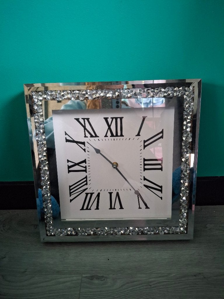 Klok, Ophalen, Zo goed als nieuw, Zilver, Wandklok