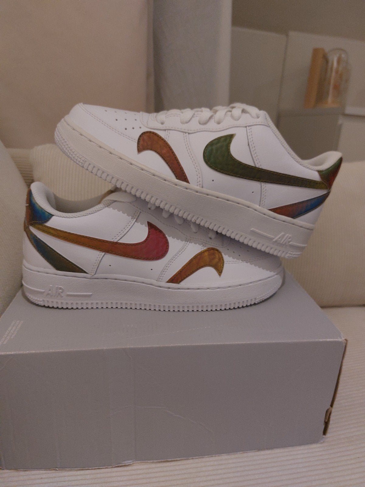 Nike Air Force 1 '07 LV8 maat 38.5, Ophalen, Wit, Nike, Nieuw
