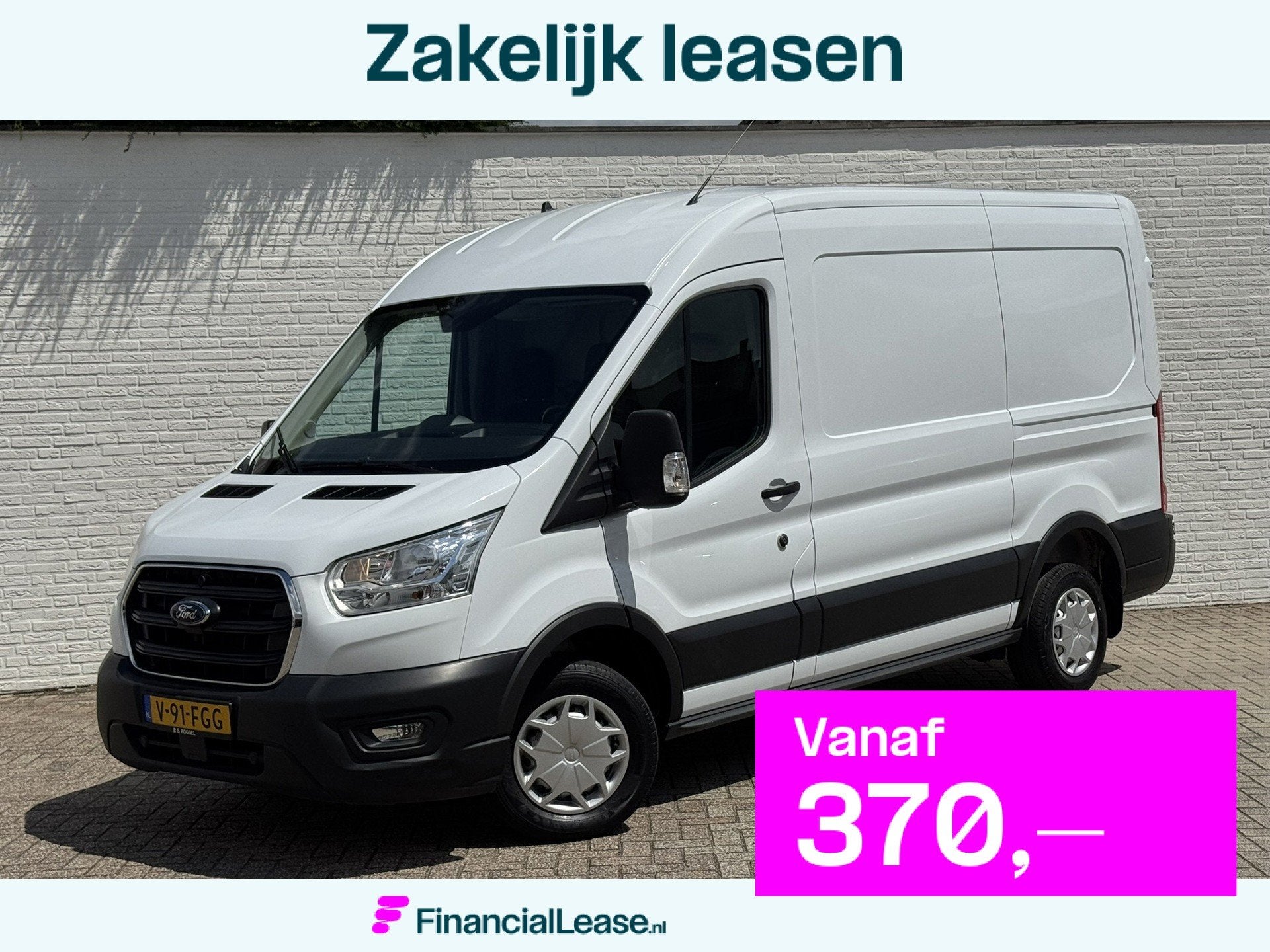 Ford TRANSIT 130pk L2H2 Trend Airco Cruise Pdc 3 Zitplaatsen, Voorwielaandrijving, 4 cilinders, Bedrijf, 130 pk