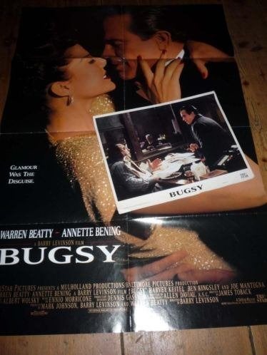 35mm film uit de bioscoop nette poster filmfotokaart "Bugsy", Ophalen of Verzenden, 8mm film