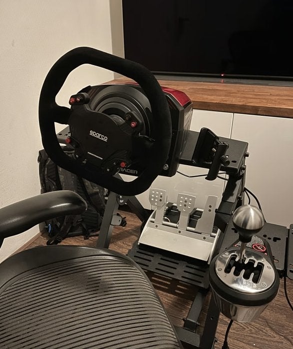 Sim racing set: zeer compleet, Ophalen, Overige merken, Zo goed als nieuw