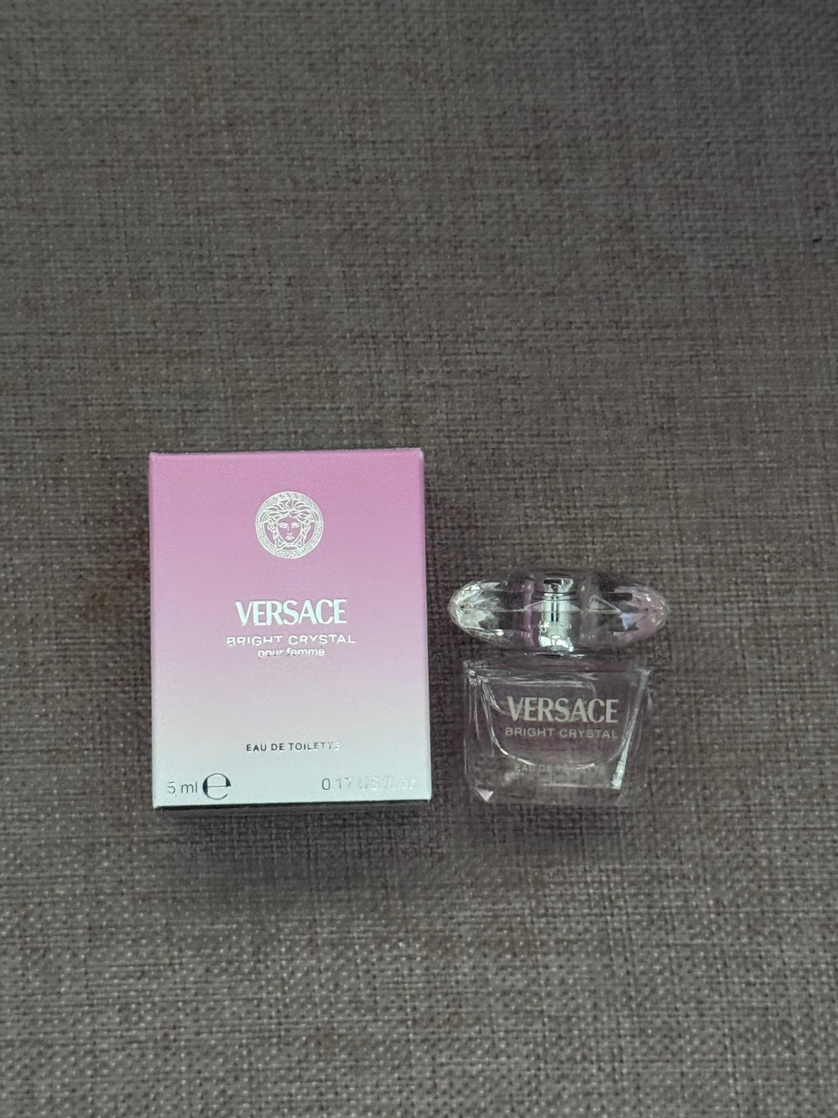 Versace Bright Crystal mini miniatuur 5 ml eau de toilette, Verzenden, Nieuw, Miniatuur, Gevuld