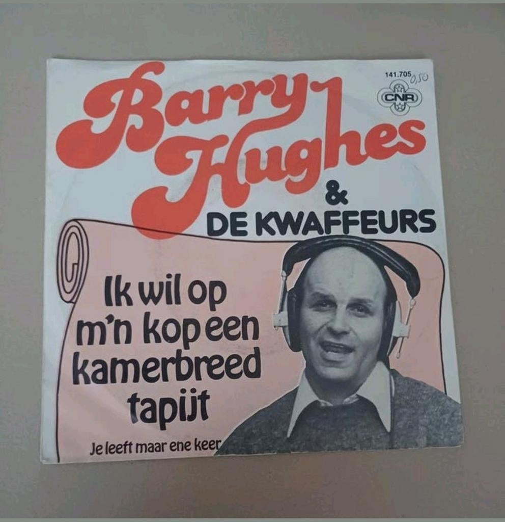 Barry Hughes - Ik Wil Op Mijn Kop Een Kamerbreed Tapijt, Beschermende buitenhoes, Ophalen of Verzenden, Gebruikt, Pop