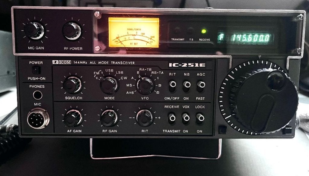Icom IC251E, Telecommunicatie, Zenders en Ontvangers, Ophalen of Verzenden, Gebruikt, Zender en Ontvanger