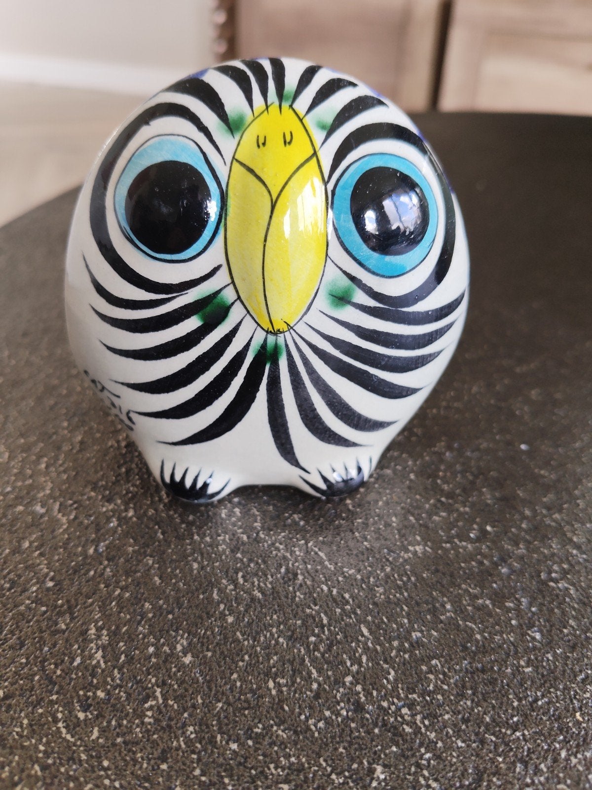 Handgeschilderde Mexicaanse Uil Keramiek Decoratie, Antiek en Kunst, Ophalen of Verzenden
