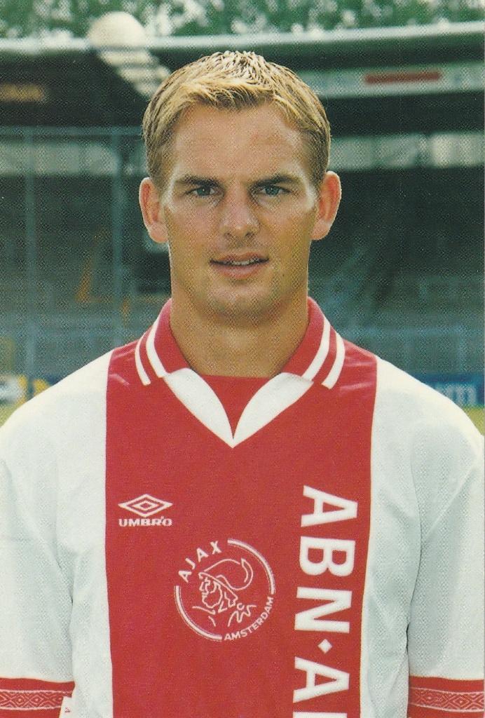 kaart Ronald de Boer Ajax Amsterdam (de Ajacied), Ophalen of Verzenden, Gebruikt, Ajax, Poster, Plaatje of Sticker