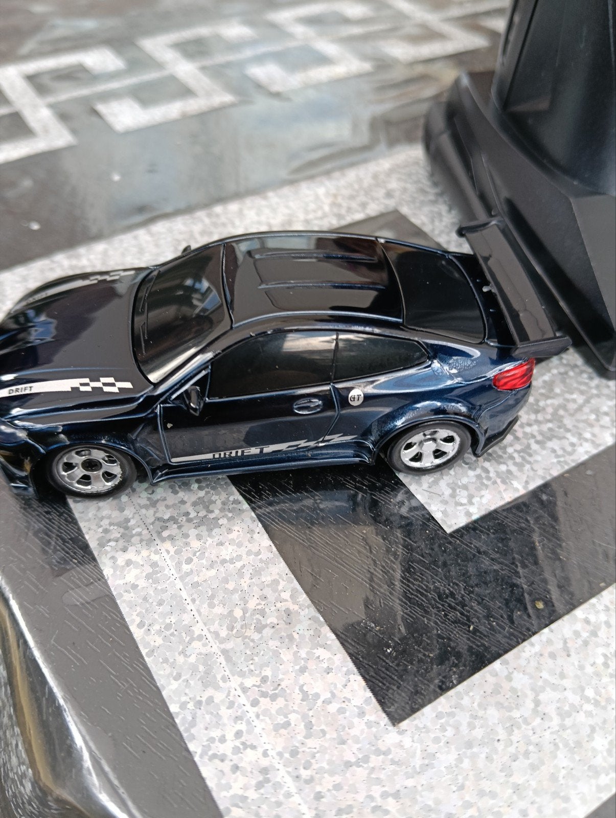 RC Drift Auto 1:64 met Afstandsbediening, Ophalen of Verzenden, Gebruikt, Auto
