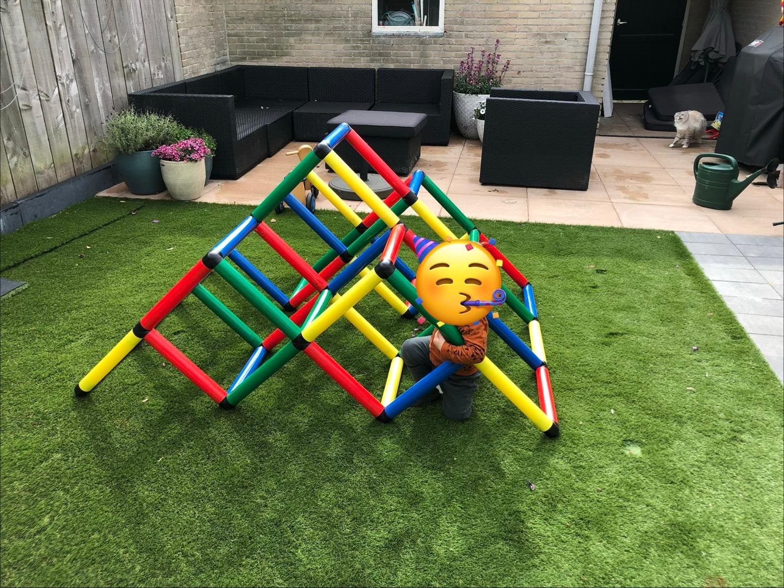 Quadro Klimpiramide, Kinderen en Baby's, Ophalen, Gebruikt, Klimwand